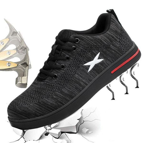 plus size 35-46 work boots men safety shoes steel toe puncture proof protetive work shoes men boots outdoor swork safety boot, Black
plus size 35-46 work boots men safety shoes steel toe puncture proof protetive work shoes men boots outdoor swork safety boot, Black