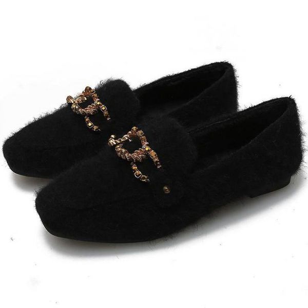 large size 34~44 winter plush flats warm shoes slip on fur loafers fashion crystal lady shoes moccasins footwear zapatos mujer, Black
large size 34~44 winter plush flats warm shoes slip on fur loafers fashion crystal lady shoes moccasins footwear zapatos mujer, Black
