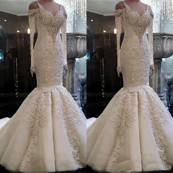 2020 plus size mermaid wedding dresses sweetheart neck lace appliques sweep train bridal gowns custom made, Black
2020 plus size mermaid wedding dresses sweetheart neck lace appliques sweep train bridal gowns custom made, Black