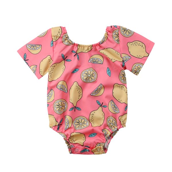2018 Newborn Infant Baby Girls Short Sleeves Lemon Yellow Pink Bodysuit Jumpsuit Clothes Outfits Summer Casual
2018 Newborn Infant Baby Girls Short Sleeves Lemon Yellow Pink Bodysuit Jumpsuit Clothes Outfits Summer Casual