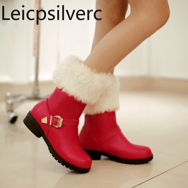 women's boots autumn and winter the new round head belt bucke thick heel low-heeled short tube women's shoes plus size 34-43, Black
women's boots autumn and winter the new round head belt bucke thick heel low-heeled short tube women's shoes plus size 34-43, Black