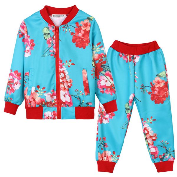 keaiyouhuo 2018 autumn winter girls clothes set floral coat+pant 2pcs kids girls sport suit teenage children clothing 10 12 year, White
keaiyouhuo 2018 autumn winter girls clothes set floral coat+pant 2pcs kids girls sport suit teenage children clothing 10 12 year, White