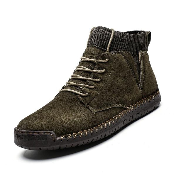men leather boots winter warm snow boots cow suede fur mens shoes plush fashion man rubber ankle size 38-48, Black
men leather boots winter warm snow boots cow suede fur mens shoes plush fashion man rubber ankle size 38-48, Black
