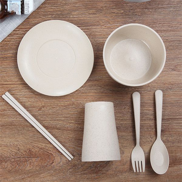 colorful 6pcs plastic children bowl spoon fork chopsticks cup dish wheat straw and plastic tableware set
colorful 6pcs plastic children bowl spoon fork chopsticks cup dish wheat straw and plastic tableware set