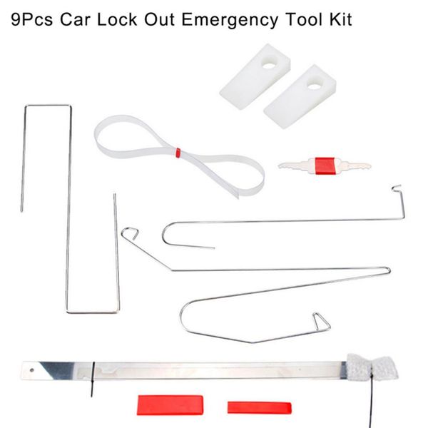 9pcs/set universal automotive emergency open tools car door lock out repair tool kit auto car care repair tool in stock
9pcs/set universal automotive emergency open tools car door lock out repair tool kit auto car care repair tool in stock