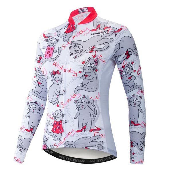 women cycling jersey long sleeve mtb bicycle clothing road sport mountain bike jersey cycle wear cat white red, Black;red
women cycling jersey long sleeve mtb bicycle clothing road sport mountain bike jersey cycle wear cat white red, Black;red