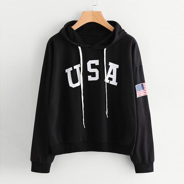 2017 winter hoodies sweatshirts women with print letter flag pullover hoodie designer warm with long sleeve hooded sweatshirt women clothing, Black
2017 winter hoodies sweatshirts women with print letter flag pullover hoodie designer warm with long sleeve hooded sweatshirt women clothing, Black