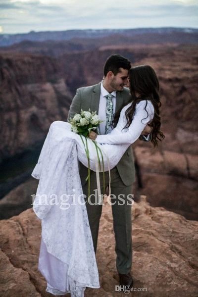 modest full lace wedding dresses long sleeves mermaid jewel neckline chapel train 2019 vintage garden wedding bridal gowns plus size, White
modest full lace wedding dresses long sleeves mermaid jewel neckline chapel train 2019 vintage garden wedding bridal gowns plus size, White