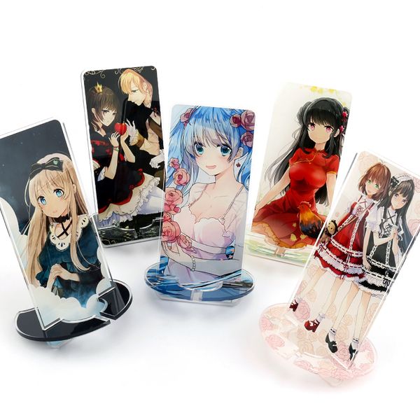 vograce printed customized plastic standee ,custom printing cartoon anime transparent acrylic phone stands, Silver
vograce printed customized plastic standee ,custom printing cartoon anime transparent acrylic phone stands, Silver