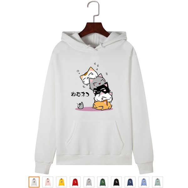 women hoodies pullover kawaii cat hoodies plus size autumn hooded sweatshirt warm fashion streetwear winter cute cartoon hoddies, Black
women hoodies pullover kawaii cat hoodies plus size autumn hooded sweatshirt warm fashion streetwear winter cute cartoon hoddies, Black
