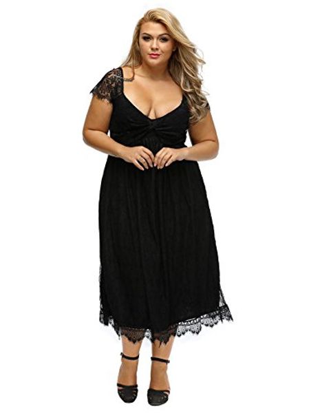 unbranded* fashion women's elegant lace widding cocktial party dress plus size, Black;gray
unbranded* fashion women's elegant lace widding cocktial party dress plus size, Black;gray
