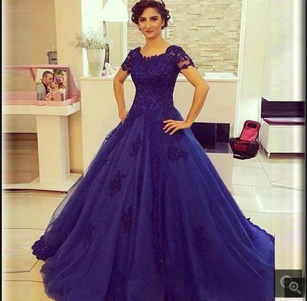 vestido de festa 2019 blue long prom dress short sleeve lace up ball gown prom dresses appliques vestidos longos sweet 16 prom dresses, Black
vestido de festa 2019 blue long prom dress short sleeve lace up ball gown prom dresses appliques vestidos longos sweet 16 prom dresses, Black