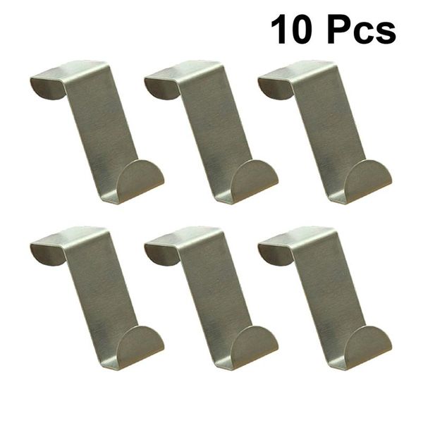 10pcs stainless steel coat hooks multi-function door hooks over the door hanger for coat key towel bag
10pcs stainless steel coat hooks multi-function door hooks over the door hanger for coat key towel bag