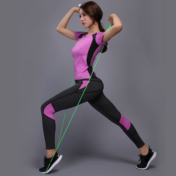 women yoga set gym fitness clothes yoga shirt+pants running tight jogging workout leggings sport suit leggings pants, White;red
women yoga set gym fitness clothes yoga shirt+pants running tight jogging workout leggings sport suit leggings pants, White;red