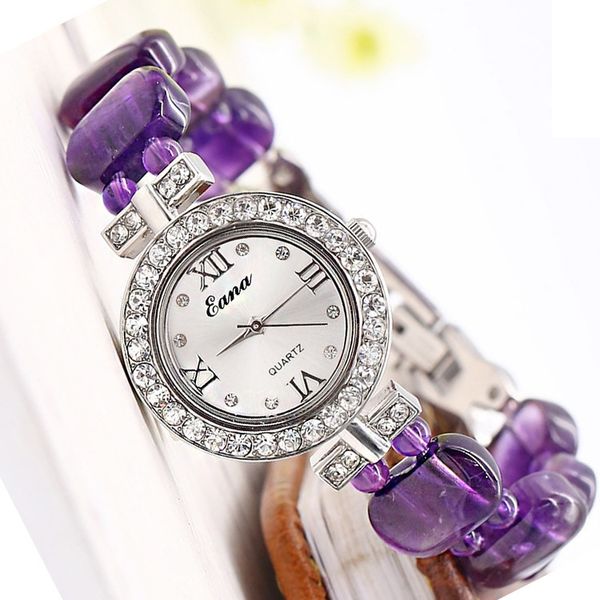 factory original natural amethyst bracelet watches female han edition set auger brand watch wholesale women's table, Slivery;brown
factory original natural amethyst bracelet watches female han edition set auger brand watch wholesale women's table, Slivery;brown