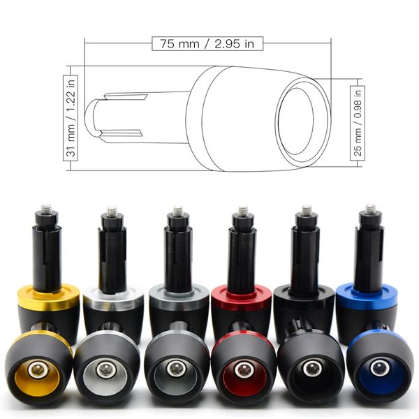 cnc motorcycle handlebar grips ends handle hand bar ends handlebar caps for yamaha street bike
cnc motorcycle handlebar grips ends handle hand bar ends handlebar caps for yamaha street bike