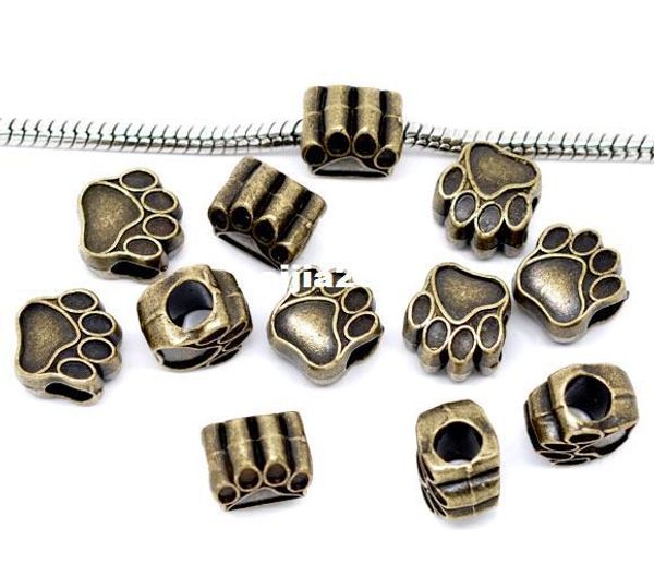 20pcs antique bronze tone bear' paw charm beads fit european charm bracelet 11x11mm, Silver
20pcs antique bronze tone bear' paw charm beads fit european charm bracelet 11x11mm, Silver