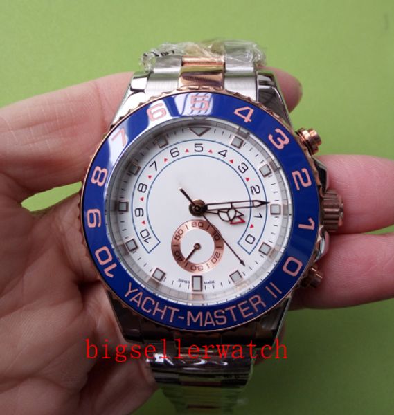 2019 new mens wristwatches 116681 44mm yacht two tone rose gold stainless steel men's automatic mechanical watches big dial chronograph, Slivery;brown
2019 new mens wristwatches 116681 44mm yacht two tone rose gold stainless steel men's automatic mechanical watches big dial chronograph, Slivery;brown