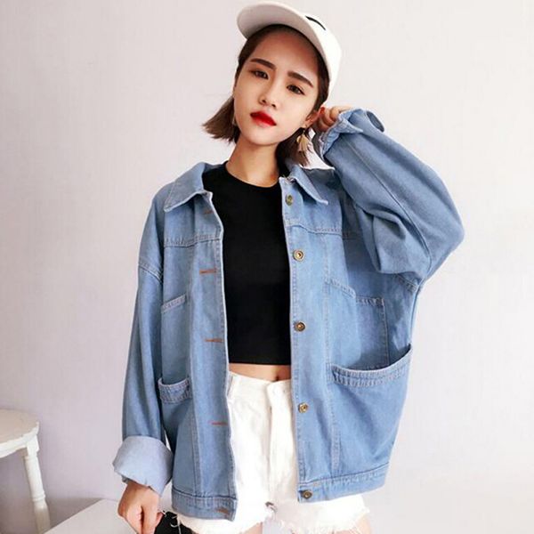 women basic coat denim jacket women winter denim jacket for jeans coat loose casual outwear, Black;brown
women basic coat denim jacket women winter denim jacket for jeans coat loose casual outwear, Black;brown
