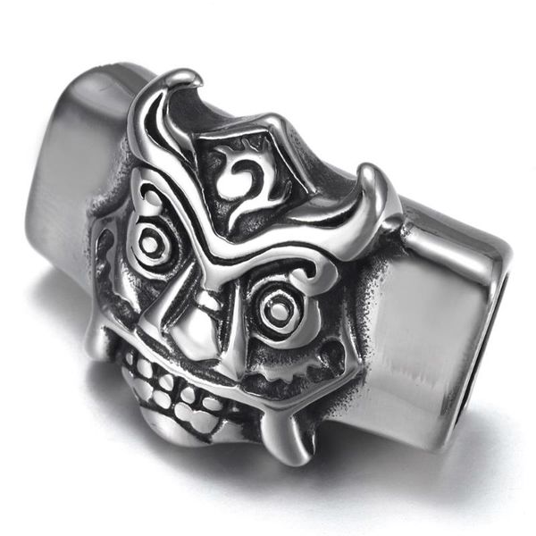 stainless steel punk viking mask slider beads 12*6mm hole slide charms for leather bracelet jewelry making diy accessories
stainless steel punk viking mask slider beads 12*6mm hole slide charms for leather bracelet jewelry making diy accessories