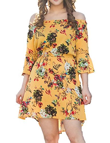 women's off shoulder strapless floral print trumpet sleeve summer casual vacation boho mini dress, Black;gray
women's off shoulder strapless floral print trumpet sleeve summer casual vacation boho mini dress, Black;gray