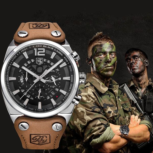 benyar sport men watches skeleton military chronograph quartz man outdoor big dial watch army male clock relogio masculino saat y19051503, Slivery;brown
benyar sport men watches skeleton military chronograph quartz man outdoor big dial watch army male clock relogio masculino saat y19051503, Slivery;brown