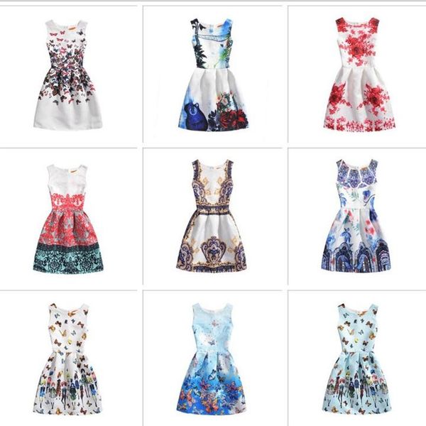 european amerian style kids ins sleeveless ball gown dress 7 colors baby girls floral printed princess dress for party performance, Red;yellow
european amerian style kids ins sleeveless ball gown dress 7 colors baby girls floral printed princess dress for party performance, Red;yellow