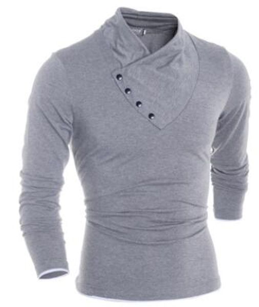 men's t-shirts mens solid color tshirts v-neck buttons designer spring 19ss male long sleeved, White;black
men's t-shirts mens solid color tshirts v-neck buttons designer spring 19ss male long sleeved, White;black