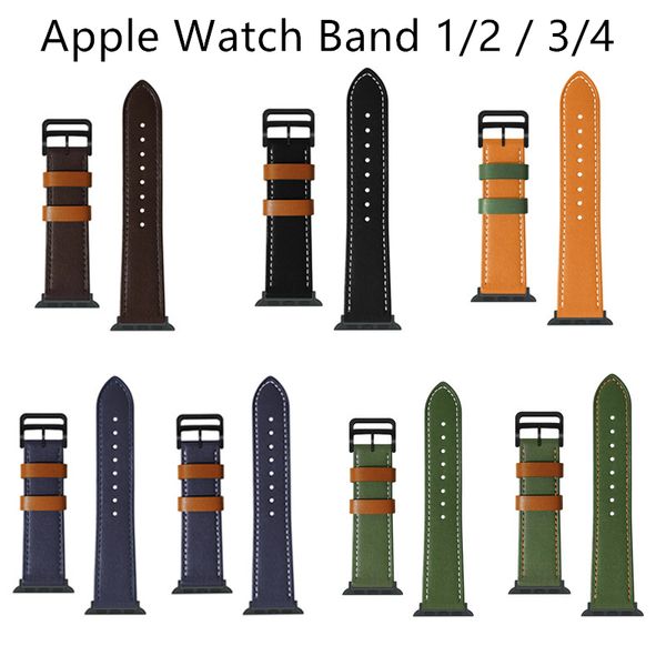 applicable apple watch strap apple watch1 / 2/3/4 layer real cowhide designer fresh contrast apple strap, Black;brown
applicable apple watch strap apple watch1 / 2/3/4 layer real cowhide designer fresh contrast apple strap, Black;brown