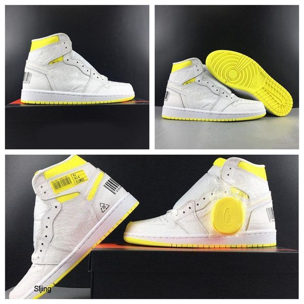 authentic 1 high og first class flight basketball shoes retro white dynomic lemon yellow athletic 1s man sports sneakers
authentic 1 high og first class flight basketball shoes retro white dynomic lemon yellow athletic 1s man sports sneakers