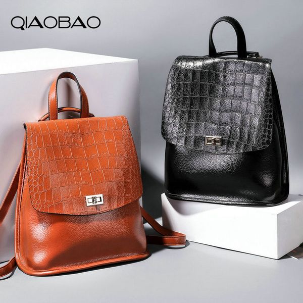 qiaobao fashion women alligator backpack youth travel quality leather backpack for teenage girls female school shoulder
qiaobao fashion women alligator backpack youth travel quality leather backpack for teenage girls female school shoulder