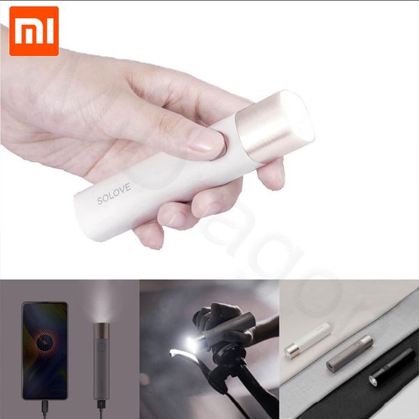 xiaomi solove x3 x3s usb rechargeable brightness edc flashlight 3000mah power bank portable mini led torch for outdoor bike
xiaomi solove x3 x3s usb rechargeable brightness edc flashlight 3000mah power bank portable mini led torch for outdoor bike