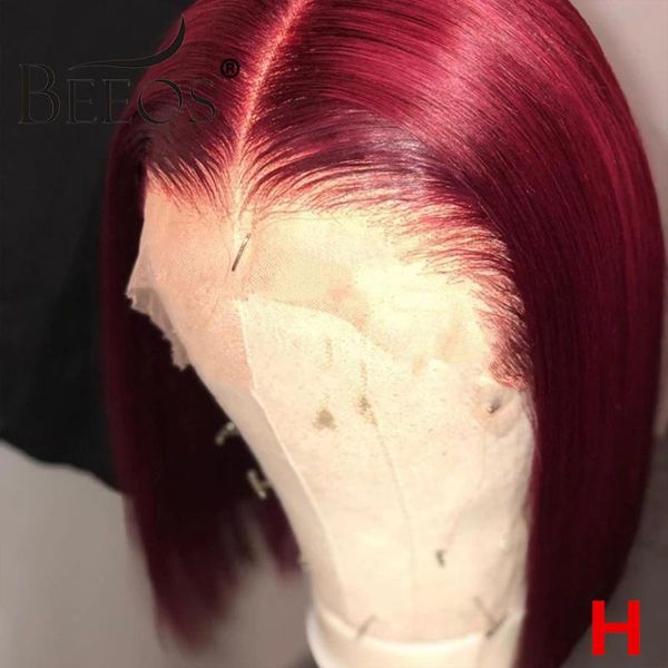 beeos 150% 13*6 straight burgundy color short bob deep part lace front human hair wigs preplucked bleached knots brazilian remy, Black;brown
beeos 150% 13*6 straight burgundy color short bob deep part lace front human hair wigs preplucked bleached knots brazilian remy, Black;brown