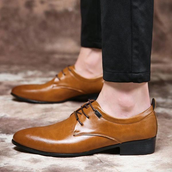 gnome new arriving casual leather shoes men brand british style oxfords for male pointed toe leather men shoes size 38-48, Black
gnome new arriving casual leather shoes men brand british style oxfords for male pointed toe leather men shoes size 38-48, Black