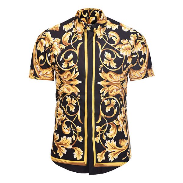 true reveler short sleeve men shirts summer design trend style black gold flowers blouse fashion paisley wedding shirts man, White;black
true reveler short sleeve men shirts summer design trend style black gold flowers blouse fashion paisley wedding shirts man, White;black
