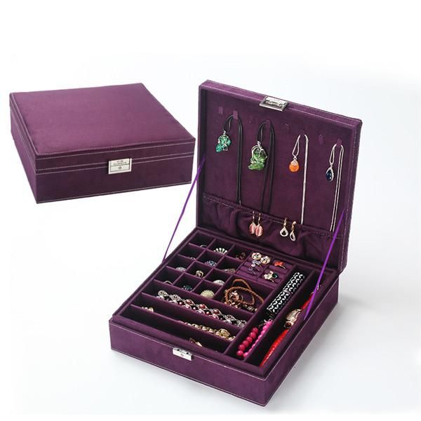 sell black color leather jewelry package storage box carrying cases large space for earring ring necklace bracelet organizer
sell black color leather jewelry package storage box carrying cases large space for earring ring necklace bracelet organizer