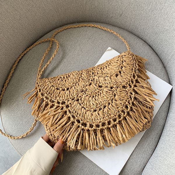 summer seaside fashion saddle straw womans bags designers 2019 crossbody bags for women tassel solid shoulder
summer seaside fashion saddle straw womans bags designers 2019 crossbody bags for women tassel solid shoulder