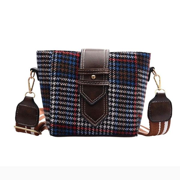 women vintage crossbody bags plaid cloth shoulder messenger bags wild zipper lady hand tote high quality
women vintage crossbody bags plaid cloth shoulder messenger bags wild zipper lady hand tote high quality