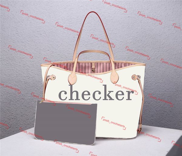 genuine leather straps totes coated canvas checker print handbags with matching pouch open tote for lady's work purse
genuine leather straps totes coated canvas checker print handbags with matching pouch open tote for lady's work purse