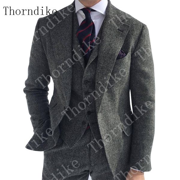 thorndike custom made to measure winter suit man herringbone tweed dinner tuxedos costume homme winter terno masculino 3 pieces, White;black
thorndike custom made to measure winter suit man herringbone tweed dinner tuxedos costume homme winter terno masculino 3 pieces, White;black