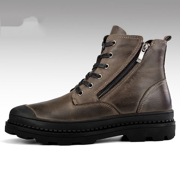genuine leather botas hombre classic ankle work boots first layer of leather men's boots autumn tooling shoes 26d50, Black
genuine leather botas hombre classic ankle work boots first layer of leather men's boots autumn tooling shoes 26d50, Black