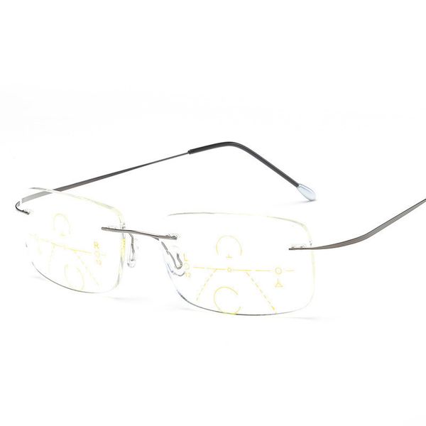 mincl/smart zoom titanium progressive multifocal reading glasses men women presbyopia hyperopia ultralight rimless eyewear fml, Silver
mincl/smart zoom titanium progressive multifocal reading glasses men women presbyopia hyperopia ultralight rimless eyewear fml, Silver