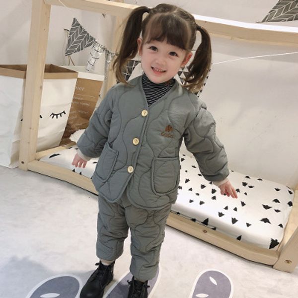 kids designer sets children brand solid color cotton clothing two piece set fashion + pants boys and girls warm clothes quality, White
kids designer sets children brand solid color cotton clothing two piece set fashion + pants boys and girls warm clothes quality, White