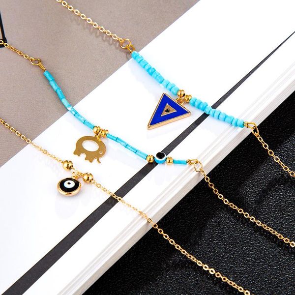 2020 new bohemian ethnic style personality bohemian metal multilayer coconut tree anklet ladies jewelry gift, Red;blue
2020 new bohemian ethnic style personality bohemian metal multilayer coconut tree anklet ladies jewelry gift, Red;blue