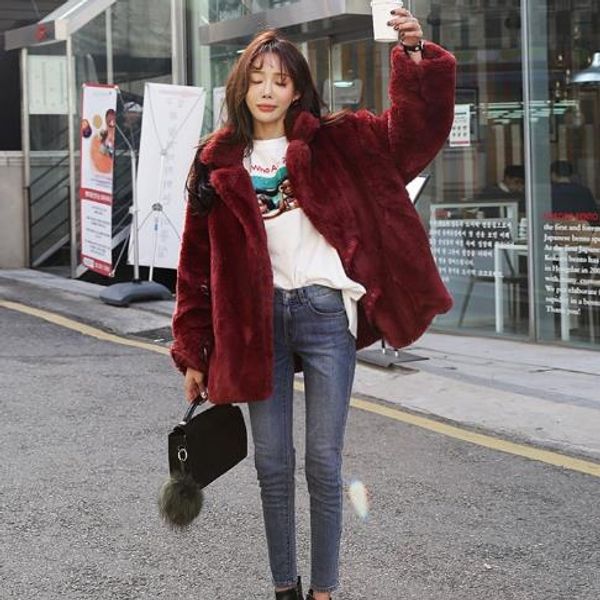 new 2019 winter women's faux fur coat artificial fur overcoat furry jacket femme plus size warm fake outwear z282, Black
new 2019 winter women's faux fur coat artificial fur overcoat furry jacket femme plus size warm fake outwear z282, Black