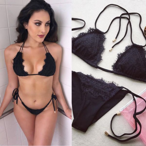 glane women push-up padded lace bra bandage black pop usa bikini set triangle swimwear bathing beachwear
glane women push-up padded lace bra bandage black pop usa bikini set triangle swimwear bathing beachwear