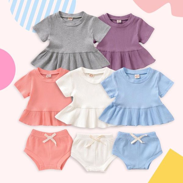 2020 new baby girl clothes short sets shirt solid shorts 2pcs infant outfits for summer newborn clothes bebes 6-24m, White
2020 new baby girl clothes short sets shirt solid shorts 2pcs infant outfits for summer newborn clothes bebes 6-24m, White