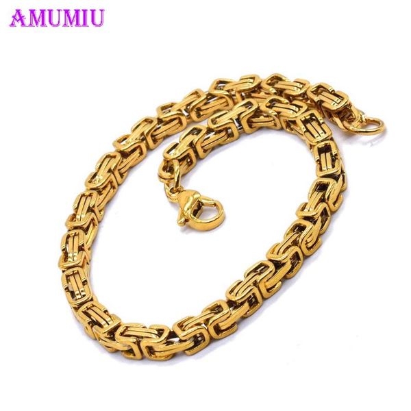 amumiu chain bracelet vantage silver color men bracelets jewelry rock punk byzantine style stainless steel bracelet chains b097, Black
amumiu chain bracelet vantage silver color men bracelets jewelry rock punk byzantine style stainless steel bracelet chains b097, Black