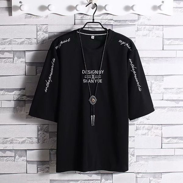 summer men's short-sleeved hip-hop five-point sleeve loose t-shirt half-sleeved bottoming shirt student compassion men's shirt, White;black
summer men's short-sleeved hip-hop five-point sleeve loose t-shirt half-sleeved bottoming shirt student compassion men's shirt, White;black