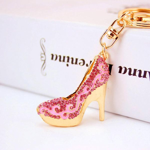 fashionable birthday gift cute high heels keychain car key chain women's bag accessories metal pendant key ring, Silver
fashionable birthday gift cute high heels keychain car key chain women's bag accessories metal pendant key ring, Silver